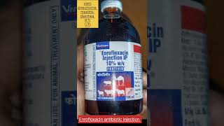 Enrofloxacin antibiotic injection uses in hindi ।। best antibiotic injection uses in veterinary [upl. by Lemcke]