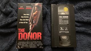 Opening To The Donor 1995 VHS [upl. by Enaywd]