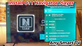 How to Install OTT Navigator IPTV Player on Smart TV [upl. by Jerrold]