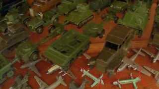 MILITARY DINKY TOYS  PREWAR and POSTWAR  MADE IN ENGLAND [upl. by Ardisj]