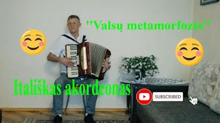 Itališkas akordeonas Valsų metamorfozės 2021 11 09 Vidas Akmantas [upl. by Aigneis]