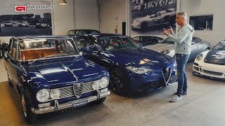 Alfa Romeo Giulia Veloce 2017 vs Giulia Super 1967 [upl. by Adnihc445]