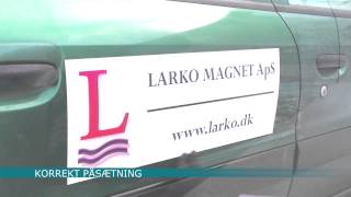 Auto MagnetfolieMagnetic Foil fra Larko Magnet [upl. by Ahsetan]