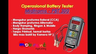 Midtronics Battery Tester PBT300 by JAutotrade 021 58353999 [upl. by Ettelliw]