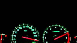 Volvo s60 t5  340hp 80  250kmh acceleration [upl. by Cirdahc]