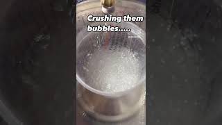 Crushing resin micro bubbles [upl. by Garbe]