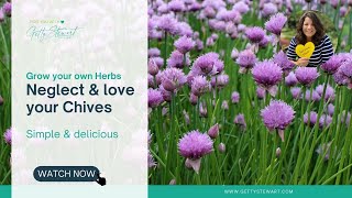 Garden Chives How to Grow Prune Harvest and Use [upl. by Kciredes]