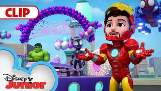 Surprise Party Surprise 🥳  Marvels Spidey and his Amazing Friends  Disney Junior [upl. by Mickey530]