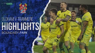 Match Highlights  Oldham Athletic v Tranmere Rovers [upl. by Ikila]