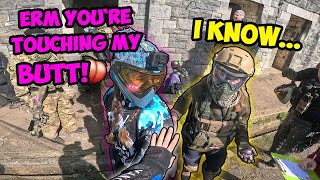 What Is SHE TOUCHING😳👀 Paintball Funny Moments amp Fails [upl. by Stringer]