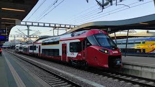 CFL Coradia Stream 2409 leaving Luxembourg station for a test ride [upl. by Neelav]