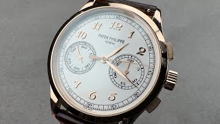 Patek Philippe 5170 Chronograph 5170R001 Patek Philippe Watch Review [upl. by Eachern105]