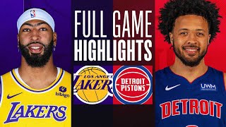 LAKERS at PISTONS  FULL GAME HIGHLIGHTS  November 29 2023 [upl. by Gelb]