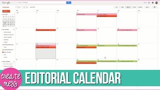 Editorial Calendar  How I Plan Blog amp Youtube Posts  An Organised Mess [upl. by Corene]