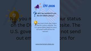 Electronic Diversity Visa Program DV 2026 DV2026 dv2026 19 [upl. by Isleen826]