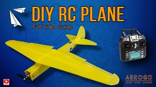 How to Make RC Plane at Home Full Tutorial  Beginner Friendly  AEROGO [upl. by Eberhard]