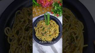 10 min Spaghetti Pasta recipe 🍝  Harissa suace spaghetti  easy spaghetticookingpastarecipe [upl. by Arolf405]