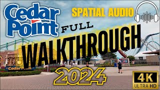 Cedar Point  Full POV Walkthrough 2024 [upl. by Laith148]