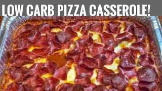 THE BEST Low Carb Pizza Casserole Easy to make Family recipe [upl. by Gievlos671]