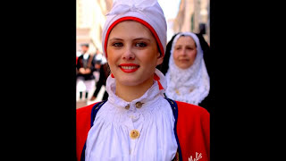 Sardinian Women dressing traditional costumes HD [upl. by Notserk]