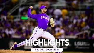 LSU Baseball Claims Series With 64 Win Over Texas AampM in Game 2  Highlights [upl. by Annovoj]