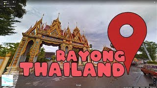 Take a virtual tour of the streets of Rayong Thailand [upl. by Idnyc]