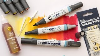 Kurecolor Twin S Brush Nib [upl. by Yssep703]