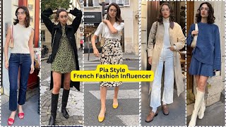 Pia Chic French Girl Style  French Fashion Influencer  Parisian Style [upl. by Adaran]