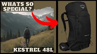 Best Beginner Backpack for Hiking and Camping Osprey Kestrel Review [upl. by Barna]