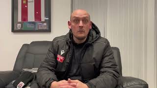 POST MATCH REACTION  Ian Deakin  Ilkeston Town 01 Gresley Rovers [upl. by Ahsila]