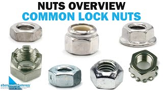 Common Types of Lock Nuts  Fasteners 101 [upl. by Sirac356]