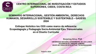 Enfoque Holístico ODS Ecopedagogía y SocioAmbiental Ejes Transversales en el Diseño Curricular [upl. by Stranger]