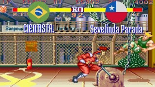 FT5 sf2ce CIENTISTA BR vs Sevelinda Parada CL Street Fighter II CE Fightcade Oct 23 [upl. by Yllib506]