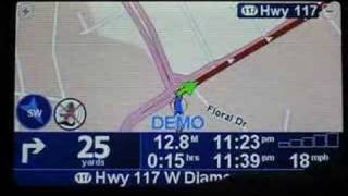 Video Demo TomTom ONE XL navigating [upl. by Niliak725]