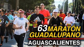 El Maratón Guadalupano 2023 la carrera con mayor tradición en Aguascalientes [upl. by Chesney277]