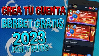 COMO REGISTRARSE EN BBRBET GRATIS 2024 🤑 [upl. by Nylirad566]