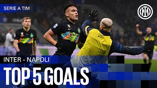 ZAMORANO LAUTARO AND GUARIN 💥  TOP 5 vs NAPOLI ⚽️ [upl. by Dwyer921]