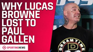 Why did Lucas Browne lose to Paul Gallen  Lucas Browne postfight press conference [upl. by Ialocin]