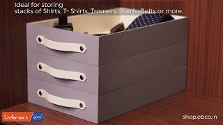 Wardrobe Cabinet Tray  Organise your wardrobe efficiently [upl. by Niklaus]