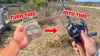 How To Spool A Baitcaster With Braided Fishing Line [upl. by Doley]