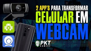 COMO USAR O CELULAR COMO WEBCAM NO PC  OBS STUDIO [upl. by Hnim]