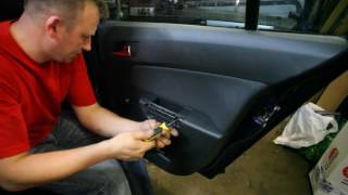 Astra Vauxhall Opel Astra H Disassembly door [upl. by Kcerb]