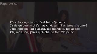 Moha La Squale  Luna PAROLESLYRICS [upl. by Asselem626]