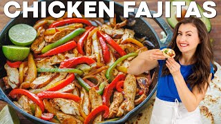 How to Make Easy Chicken Fajitas in Minutes  Quick and Simple Recipe [upl. by Legin677]