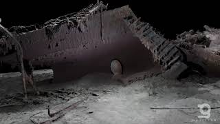 Titanic Wreckage 2023  A 3D Scan Of The Stern Of The Ship 700000 photos [upl. by Sedruol]