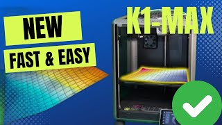 NEW Fast amp Easy Bed Leveling For Creality K1 Max Printer [upl. by Rome]