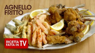 COSTOLETTE DI AGNELLO FRITTO di Benedetta Rossi  Ricetta TV Fatto in Casa per Voi [upl. by Rodina590]