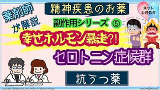 セロトニン症候群 パキシルやレクサプロなどの抗うつ薬を飲んでいる方、必見！【精神疾患の薬 副作用シリーズ】【薬剤師と心理師がやさしく解説】 [upl. by O'Donnell]