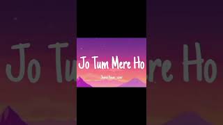 Jo Tum Mere Ho  Shahid Hasan shorts iamshahidhasan trending [upl. by Naed]