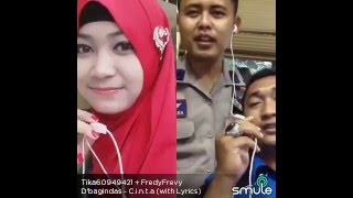 cover Dbagindas CINTA on Smule Polisi gokil [upl. by Linea660]